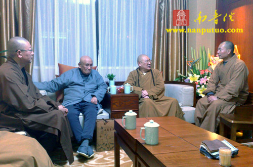 圣辉大和尚回厦探望梦参老和尚(图3)