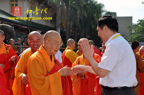 第二届海峡论坛闽台两地佛教界祈福法会在南普陀寺举行(图5)