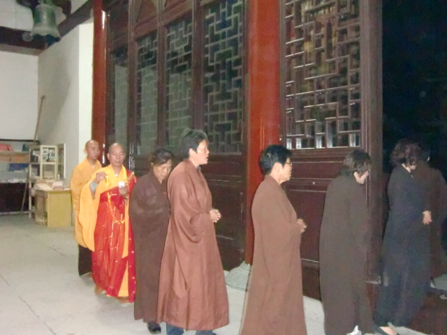 雁荡山能仁寺开始打观音七(图4)
