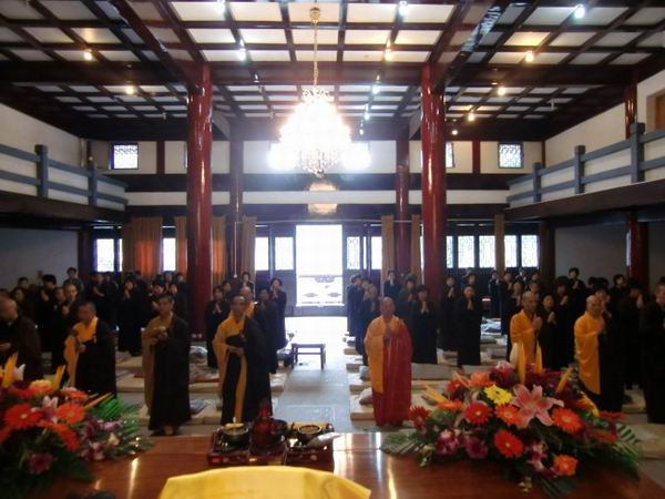 雁荡山能仁寺开始打观音七(图12)