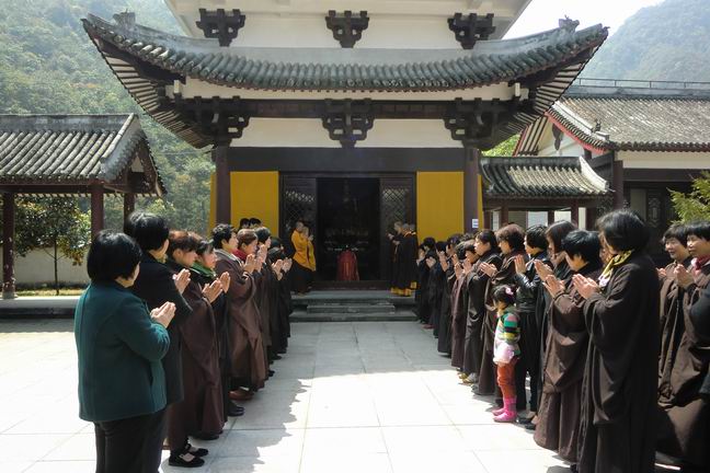 雁荡山能仁寺隆重庆祝观音菩萨圣诞节(图5)