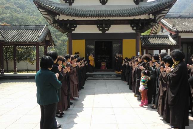 雁荡山能仁寺隆重庆祝观音菩萨圣诞节(图7)