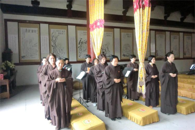 雁荡山能仁寺隆重举行为雅安地震灾区人民祈福与超荐法会(图3)