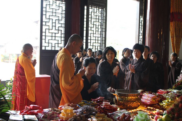 雁荡山能仁禅寺设盂兰盆法会回向十方法界有情(图3)