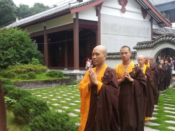 雁荡山能仁寺于佛欢喜日隆重举行盂兰盆法会(图5)