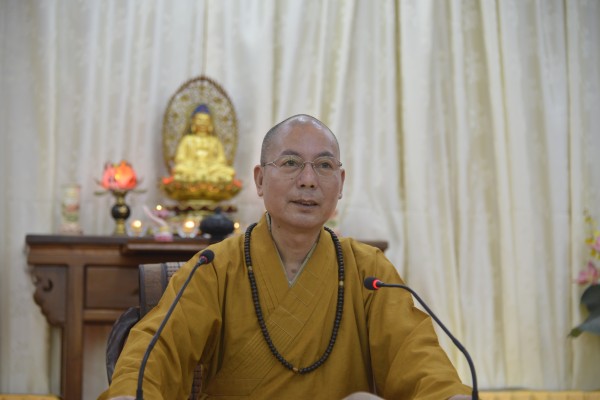 雁荡山能仁寺方丈了法大和尚在厦门南普陀寺开讲《殊胜的净土法门》(图2)