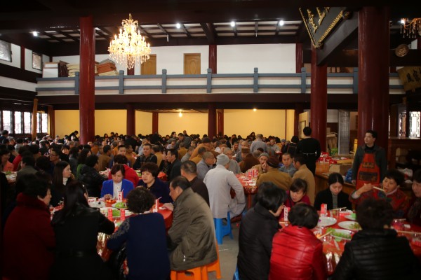 雁荡山能仁寺2015年新年团圆饭如期举行(图14)