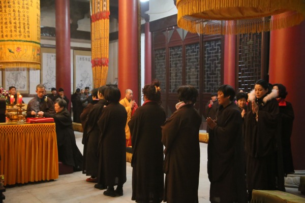雁荡山能仁寺举行农历新年正月初一祝圣祈福普佛法会(图5)