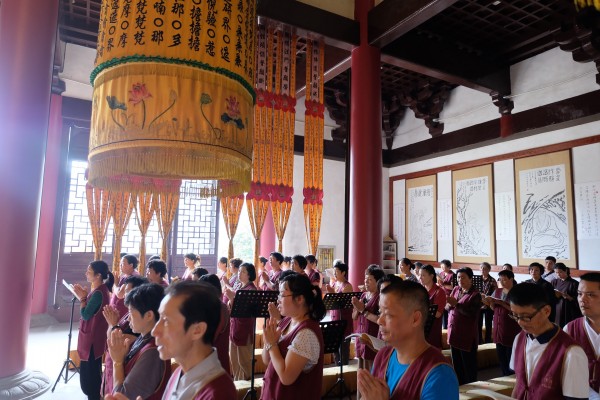 “雁荡山能仁寺一日禅”，第四期禅修活动今天在雁荡山能仁寺举行(图12)