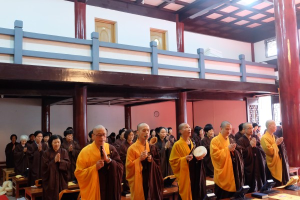 恭逢观世音菩萨出家日 雁荡山能仁寺隆重举行祈福法会(图3)