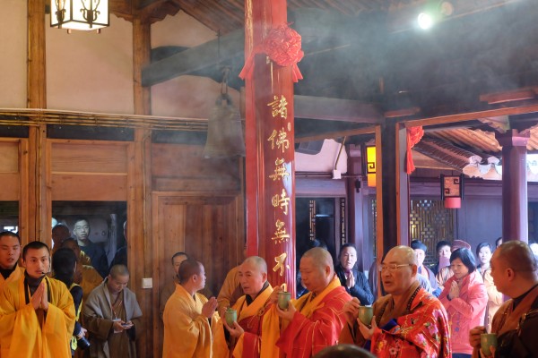 浙江温岭市梵音禅寺修缮圆满开启新篇章全堂佛像开光放异彩(图9)