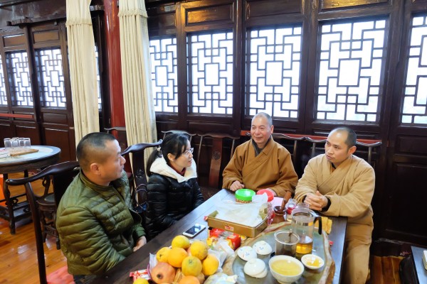 浙江省乐清市民宗局季德强副局长一行到雁荡山能仁寺节前慰问(图5)