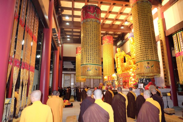 雁荡山能仁寺丙申年举行弥陀佛七法会(图1)