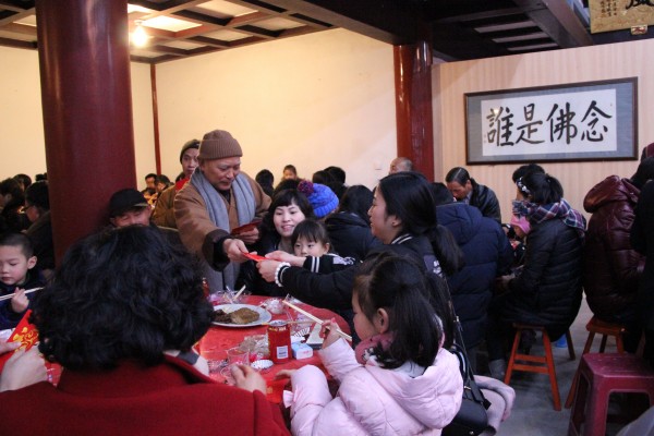 雁荡山能仁寺2016年举行新年团圆饭(图11) 雁荡山能仁寺2016年举行新年团圆饭(图11)