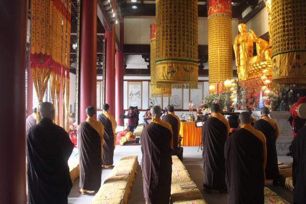 “雁荡山一日禅”禅修活动今天在雁荡山能仁寺隆重举行(图5)