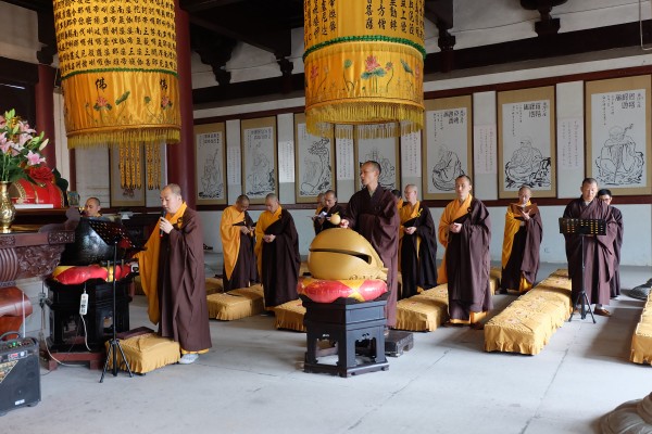 “雁荡山一日禅”第二期禅修活动今天在雁荡山能仁寺举行(图13)