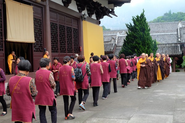 “雁荡山一日禅”第二期禅修活动今天在雁荡山能仁寺举行(图14)