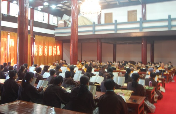 雁荡山能仁寺法华七进入第三天(图5)