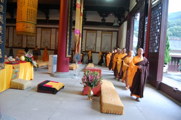 2018年雁荡山能仁寺隆重举行佛欢喜日盂兰盆法会(图4)