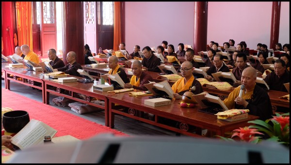 己亥年秋季雁荡山能仁寺隆重举行楞严七法会(图13)