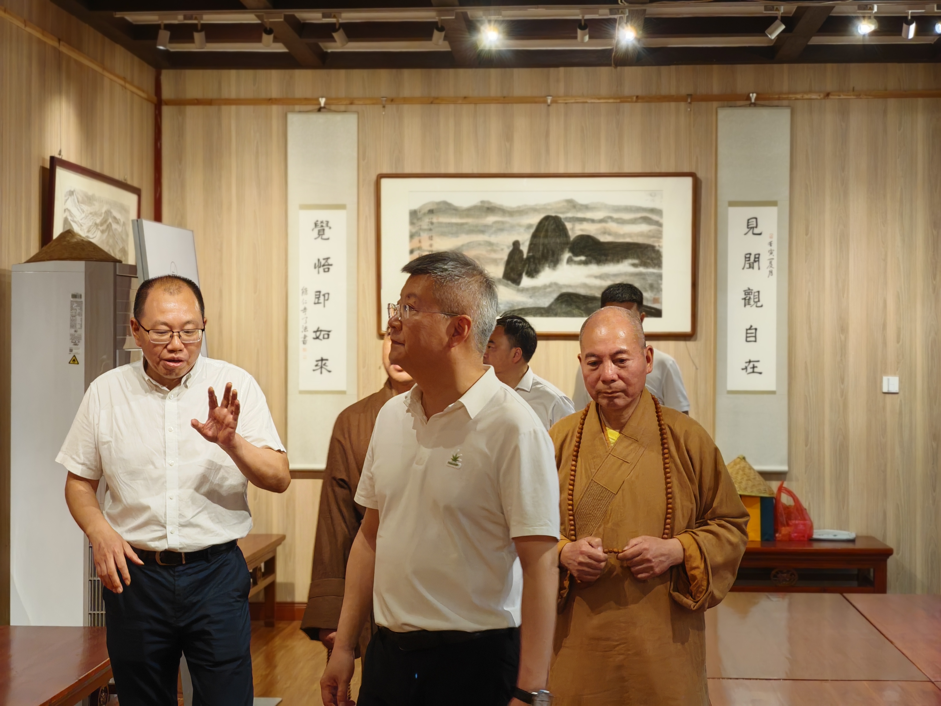 温州市委常委、统战部部长汪驰一行来雁荡山能仁寺调研(图9)