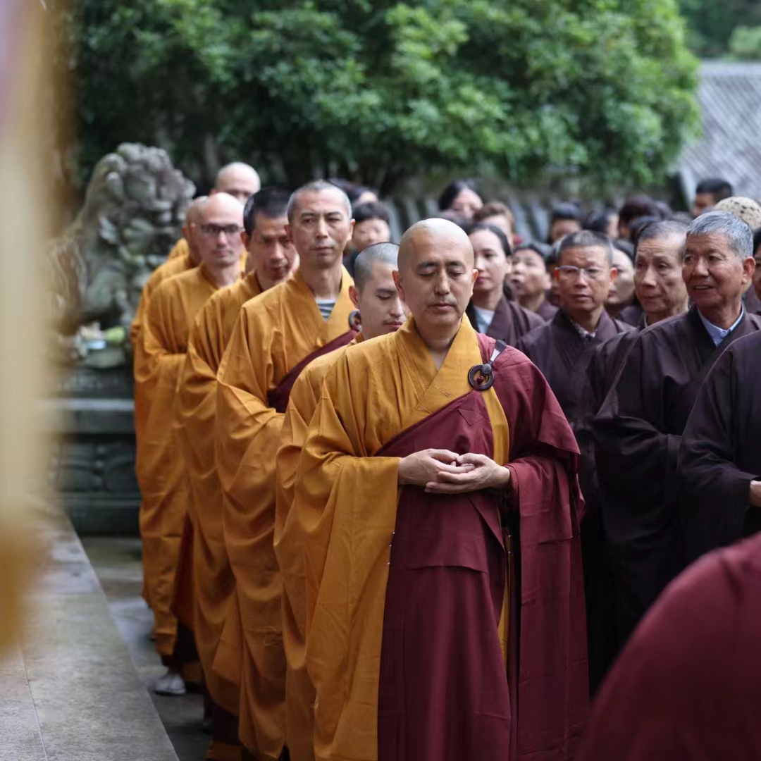 雁荡山能仁寺举行抄经祈福活动(图5)